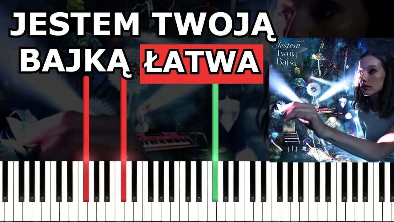 Jak zagrać na pianinie jestem twoją bajką - proste nuty i tutoriale Jak zagrać na pianinie jestem twoją bajką - proste nuty i tutoriale